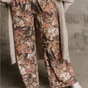 Camo Wide Leg Pants